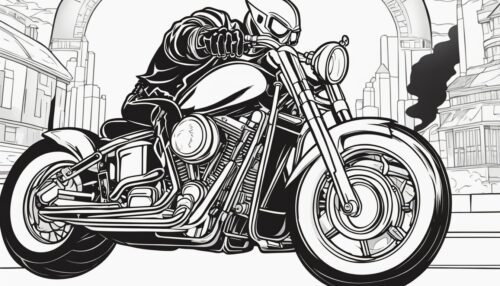 Ghost Rider Coloring Pages