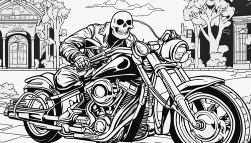 Ghost Rider Coloring Pages