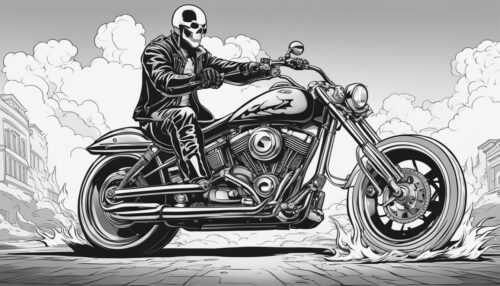 Ghost Rider Coloring Pages