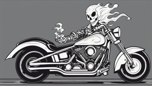 Ghost Rider Coloring Pages