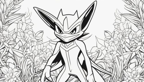 Greninja Coloring Pages