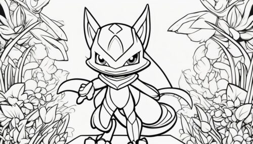 Greninja Coloring Pages