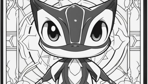 Greninja Coloring Pages