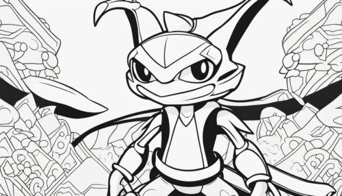 Greninja Coloring Pages