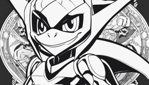 Greninja Coloring Pages