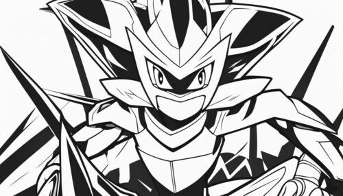 Greninja Coloring Pages