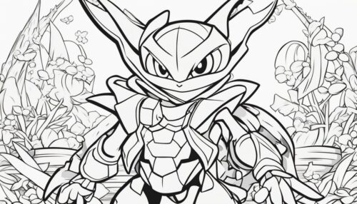 Greninja Coloring Pages