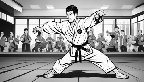 Karate Coloring Pages