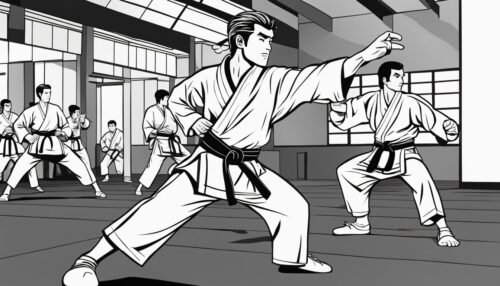 Karate Coloring Pages