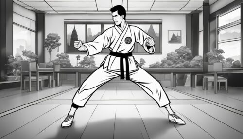 Karate Coloring Pages