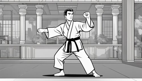 Karate Coloring Pages