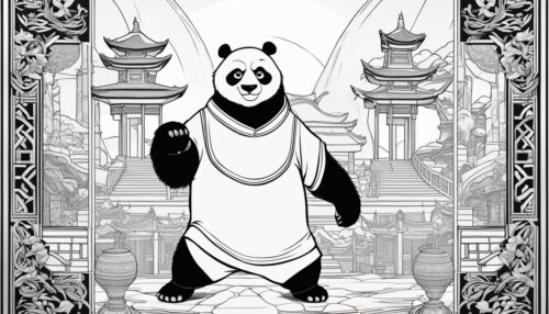 Kung Fu Panda 4 Coloring Pages