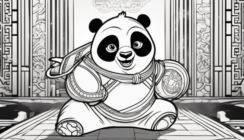 Kung Fu Panda 4 Coloring Pages