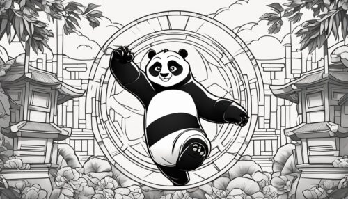 Kung Fu Panda 4 Coloring Pages