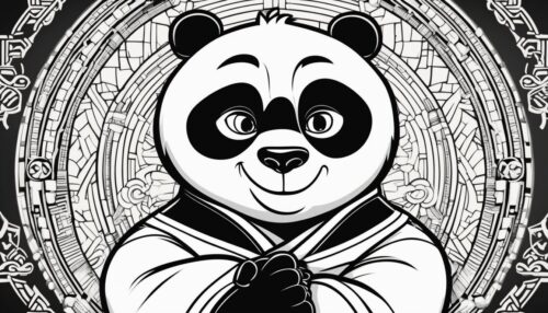 Kung Fu Panda 4 Coloring Pages