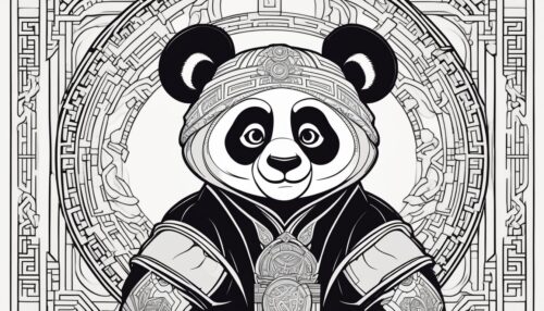 Kung Fu Panda 4 Coloring Pages