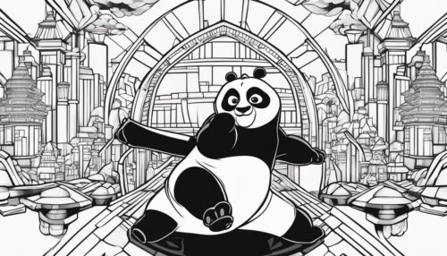 Kung Fu Panda 4 Coloring Pages