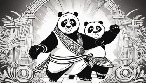 Kung Fu Panda 4 Coloring Pages
