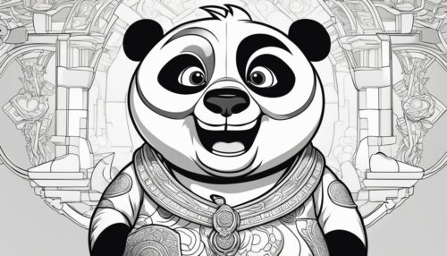 Kung Fu Panda 4 Coloring Pages