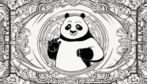Kung Fu Panda 4 Coloring Pages