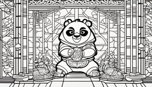 Kung Fu Panda 4 Coloring Pages