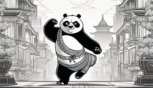Kung Fu Panda 4 Coloring Pages