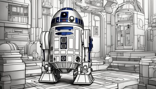 R2-D2 Coloring Pages