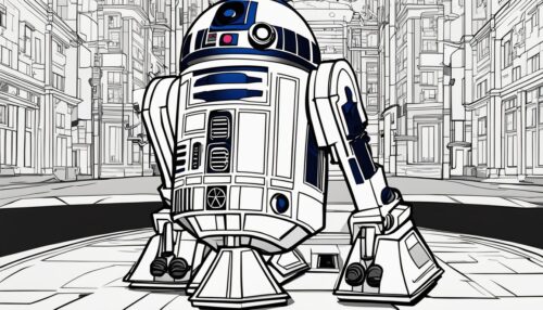 R2-D2 Coloring Pages