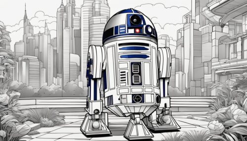 R2-D2 Coloring Pages