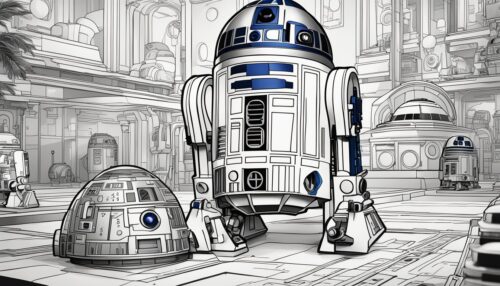R2-D2 Coloring Pages