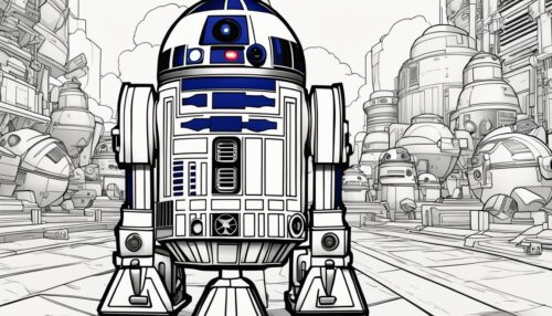 R2-D2 Coloring Pages