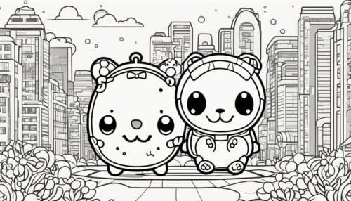 Tamagotchi Coloring Pages