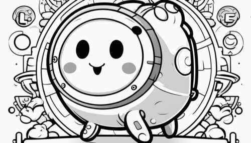 Tamagotchi Coloring Pages