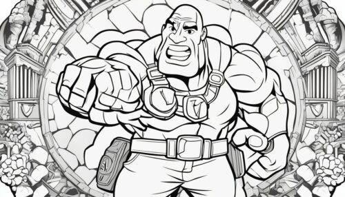 The Rock Coloring Pages
