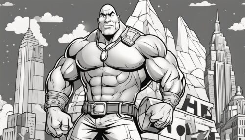 The Rock Coloring Pages