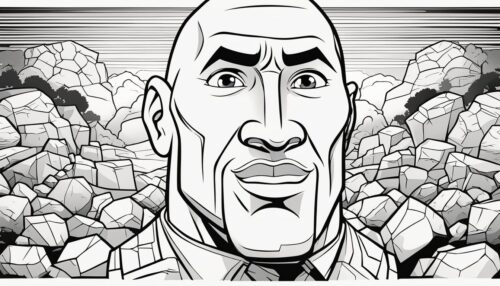 The Rock Coloring Pages