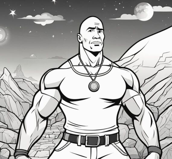 The Rock Coloring Pages: 24 Free Colorings Book