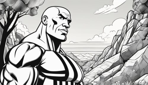 The Rock Coloring Pages
