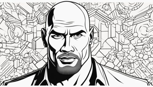 The Rock Coloring Pages