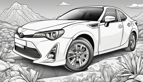 Toyota Coloring Pages