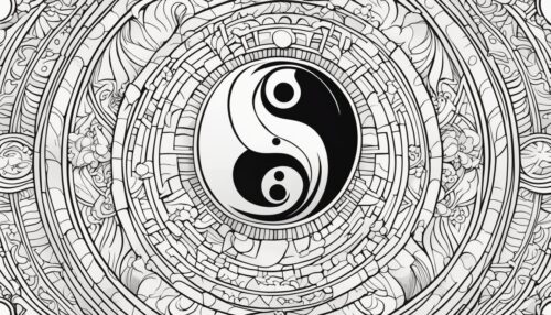 Yin Yang Coloring Pages