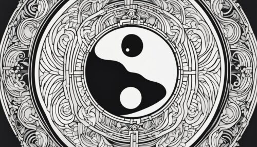 Yin Yang Coloring Pages
