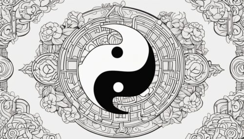 Yin Yang Coloring Pages