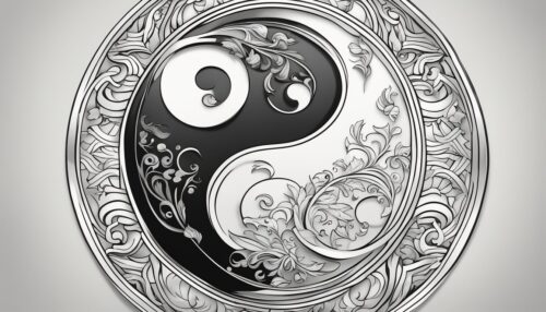 Yin Yang Coloring Pages