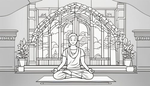 Yoga Coloring Pages