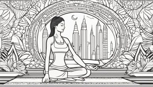 Yoga Coloring Pages