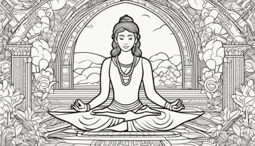 Yoga Coloring Pages