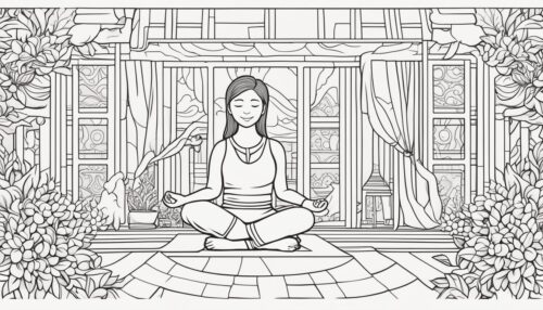 Yoga Coloring Pages