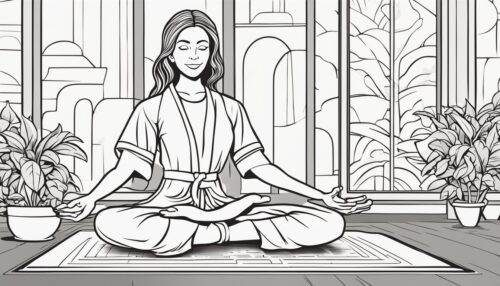 Yoga Coloring Pages