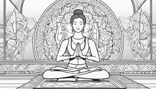 Yoga Coloring Pages